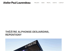 Tablet Screenshot of paullaurendeau.com